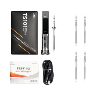 Imagem de Ferro De Solda Portátil 90W Com Temperatura Ajustável E Display OLED M