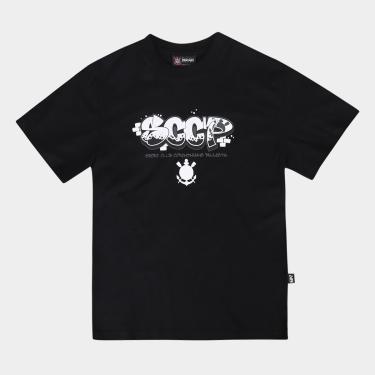 Imagem de Camiseta Infantil Corinthians Oversized-Unissex