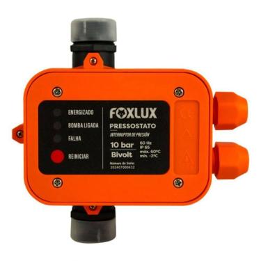 Imagem de Pressostato Controlador Auto Pressão Foxlux