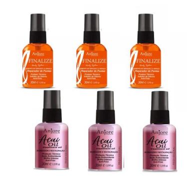Imagem de Kit Atacado Revenda Finalizador 3 Óleo de Açaí 30ml 3 Reparador de Pon