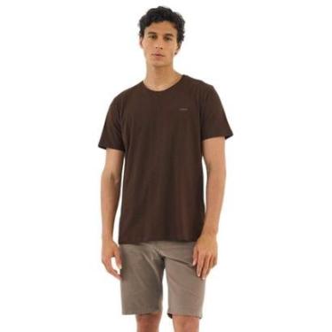 Imagem de Camiseta Colcci Comfy Marrom Masculina-Masculino