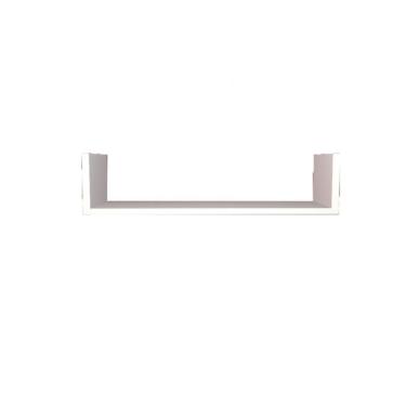 Imagem de Prateleira Modelo U Trovarelli Branco [F031] Retangular em MDF 100% Reflorestamento Fix...