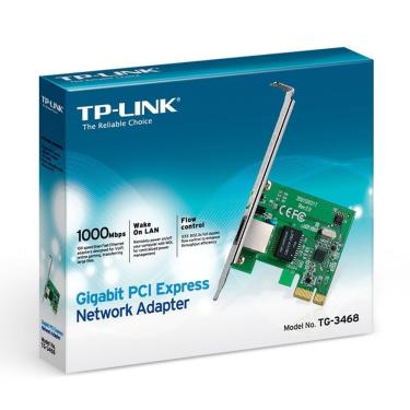 Imagem de Placa de Rede TG-3468 Gigabit Pcie 32-BIT com Wake-on-LAN e VLAN IEEE 802.1Q Compatível...