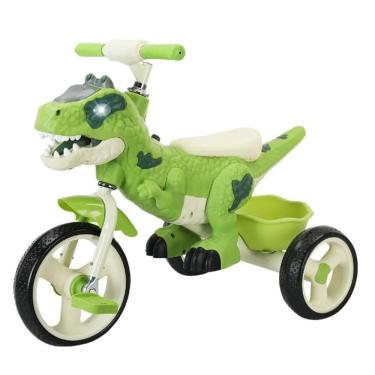 Imagem de Triciclo Infantil Dinossauro com Luz e Som - DM TOYS