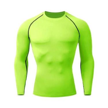 Imagem de Camisas De Compressão Masculinas De Secagem Rápida Rashguard Para Acad