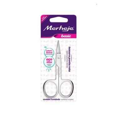 Imagem de Tesoura para Unhas Merheje Basic 3,5 Ponta Reta
