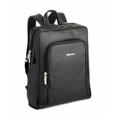 Imagem de Mochila Para Notebook 15.6" Gretta Em Tressê Feminina - Viccina, Preto