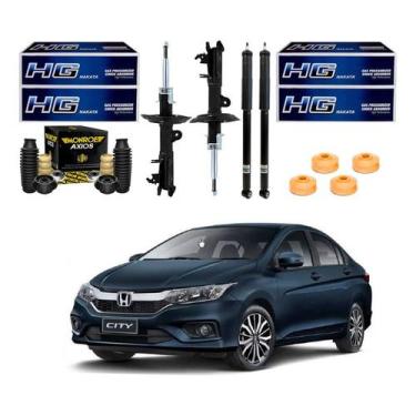 Imagem de Kit Amortecedor Dianteiro Traseiro City 1.5 2018 A 2020 - Nakata