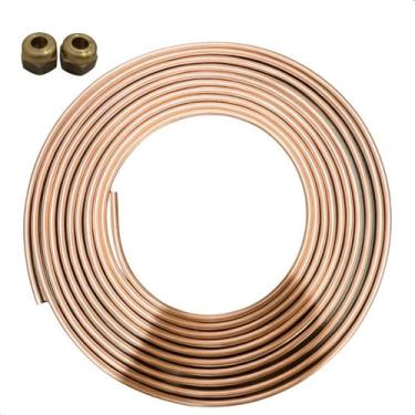 Imagem de Tubo Cobre Flexível 1.4 6,35mm Panqueca 15 Metros - Eluma