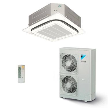 Imagem de Ar Condicionado Split Cassete 4 Vias Daikin Sky Air Inverter 46000 BTUs Quente e Frio R...