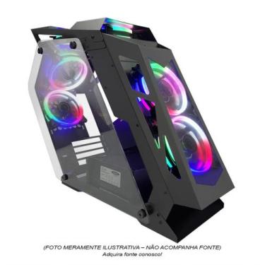 Imagem de Gabinete Gamer M-ATX HTLK6S23R6 C/ 06 Fans S/ Fonte - Pixxo