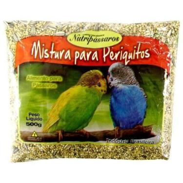 Imagem de Mistura para Periquitos Nutripássaros com Mel 500 g - Nutripassaros