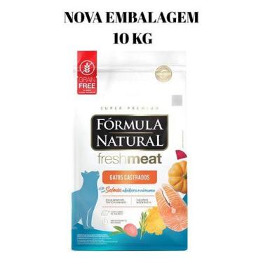 Imagem de Formula natural fresh meat gato cast salmao 10.1kg