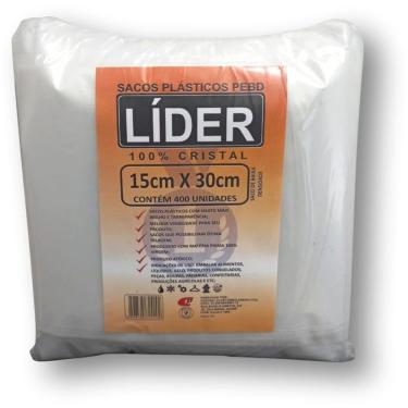Imagem de Saco Plástico PEBD 15x30cm 0,06mm Polietileno de Baixa Densidade Versátil Central Plast