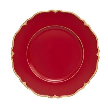 Imagem de Sousplat Galles Angel Vermelho 33Cm Copa & Cia