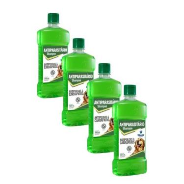 Imagem de Combo 4 Shampoo Antiparasitário World Veterinária Dug's para Cães - 50