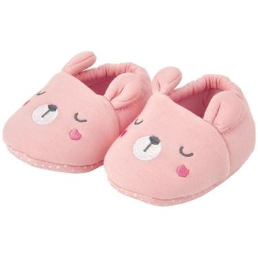 Imagem de Pantufa Bebê Urso Rosa 18 a 24 Meses 17016 - Buba