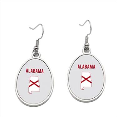 Imagem de Brinco Alabama - Brincos pendurados para meninas - Presente de festa de aniversário dos namorados, Metal, Sem pedras preciosas
