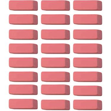Imagem de Borracha rosa, borracha de alta qualidade sem látex – Tamanho padrão perfeito para escola, escritório –, 24 Pack