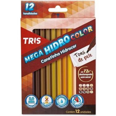 Imagem de Hidrocor Tris Com 12 Cores Tons De Pele