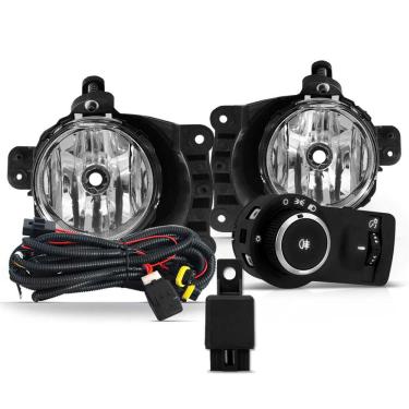 Imagem de Kit farol auxiliar Milha Cobalt onix sonic Novo Prisma 2012+