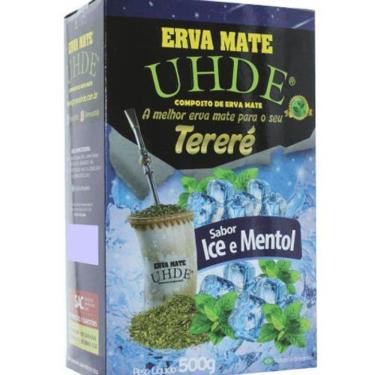Imagem de Erva Mate Para Terere Gaucho Uhde Sabor Ice E Mentol 500Gr