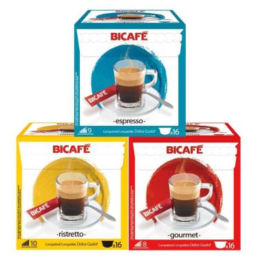 Imagem de Kit 48 Cápsulas Para Dolce Gusto Kit Degustação Café  Bicafé