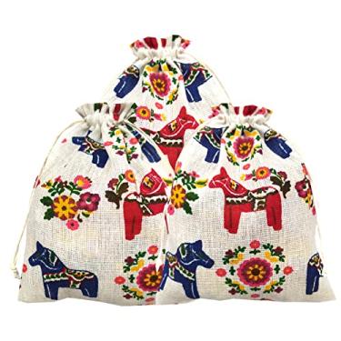 Imagem de Mexican Fiesta Donkey Pinatas Sacos de Bolsa de Presente com Cordão Cinco De Mayo Favor Bolsa de Presentes para Festa de Aniversário de Casamento, Chá de Bebê, Fiesta Taco, Decoração de Festa Temática Mexicana Fiesta