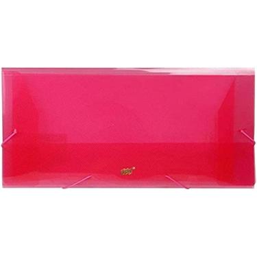 Imagem de Pasta Aba Elástico, Ofício, YES, P02BSVM, Transparente, Sem lombo, Vermelho