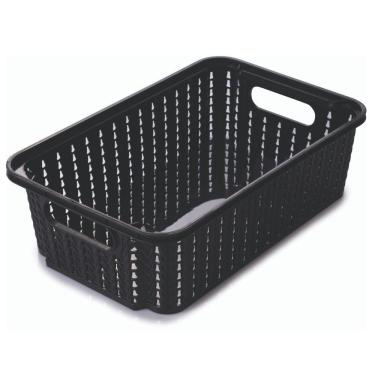 Imagem de Cesta Trama 2,1 litros preta Plasutil ref.13976