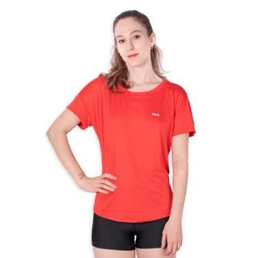 Imagem de Camiseta Fila Basic Sports Feminino Vermelho