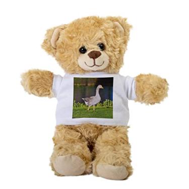 Imagem de Grey Goose on The Grass Teddy Bear, Gift Stuffed Animal, Plush Teddy Bear with Tee, Welcoming Baby Gift, Gift for Her, Gift for Newborn, Cute Birthday Basket