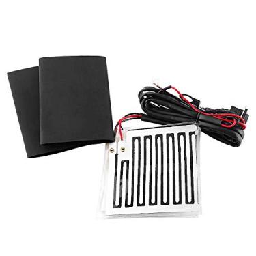 Imagem de Aquecedor de guidão + almofadas de aderência aquecidas 12 V inserções de inverno aquecedores de mão para guidão adaptam-se a motocicleta ATV de aderência universal