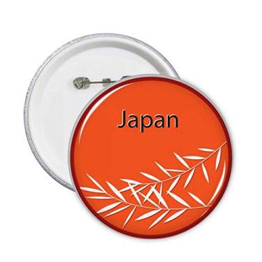 Imagem de Broche de Bambu Cultura Japonesa Emblema Botão Decoração 5 peças