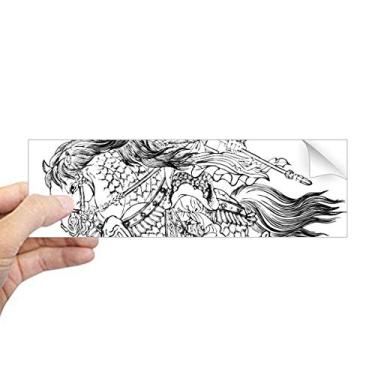 Imagem de DIYthinker Masterpiece Adesivo retangular de para-choque The Romance Three Kingdoms