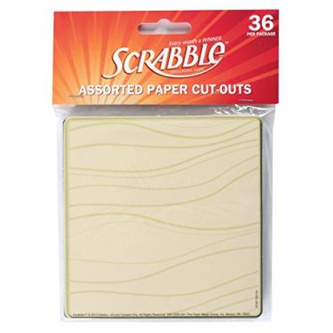 Imagem de Eureka Recortes de papel variados Scrabble, 12 de 3 designs diferentes, 36 peças