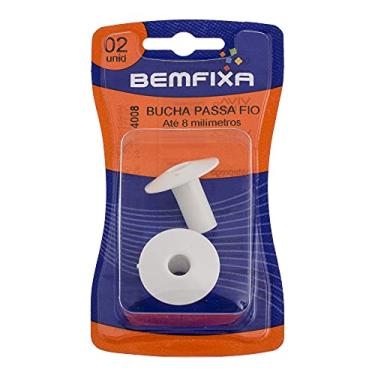 Imagem de Yireal Bucha Passa Fio 08mm Branca C/2 Unidades