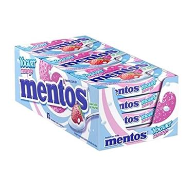 Imagem de Mentos Slim Box Display 12 X 24,1G - Iogurte Morango