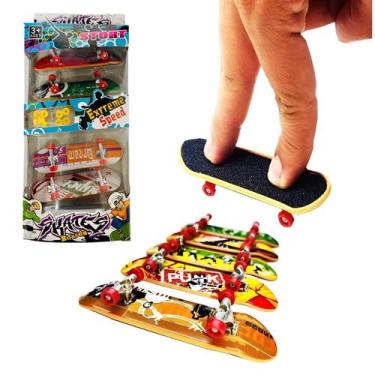 Skate Dedo Infantil 3 Un Presente Fingerboard Lembranca em