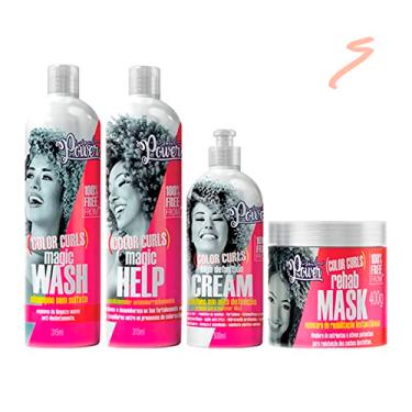 Imagem de Kit Soul Power Color Curls Shampoo + Condicionador + Mascara + Creme de Pentear 500ml