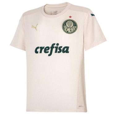 Imagem de Camisa Puma Palmeiras Juvenil Iii 2021 - Bege