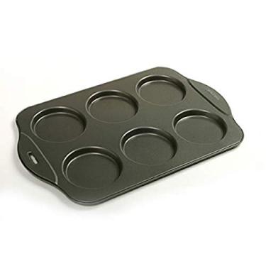 Imagem de (1, As Shown) - Norpro Puffy Muffin Top Pan Makes 6 Non Stick High Rise Crown 10cm Wide .13cm Deep