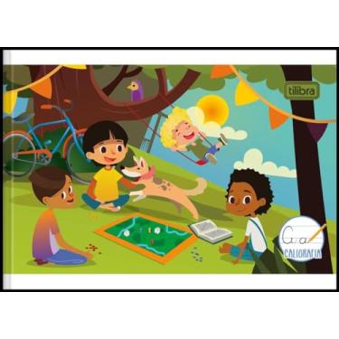 Imagem de Kit de Caderno para Caligrafia, Capa Flexivel, Brochura Horizontal, Sapeca Masculino e Feminino, 40 Folhas, Tilibra, Pacote com 20 Unidades