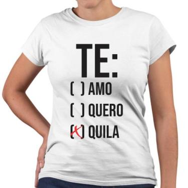 Imagem de Camiseta Baby Look Tequila Frases Engraçadas - Web Print Estamparia