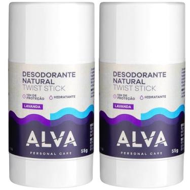 Imagem de Kit 2 Desodorante Natural Twist Lavanda 55g - Alva