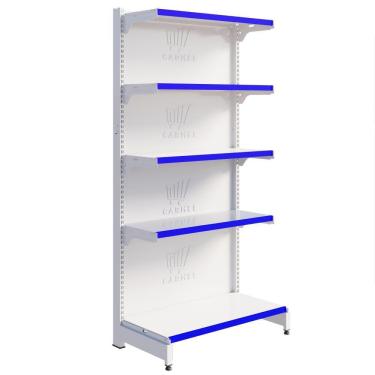 Imagem de Gôndola Fit Parede 1 Inicial 2,02m Farmácia Comercial - Amapá