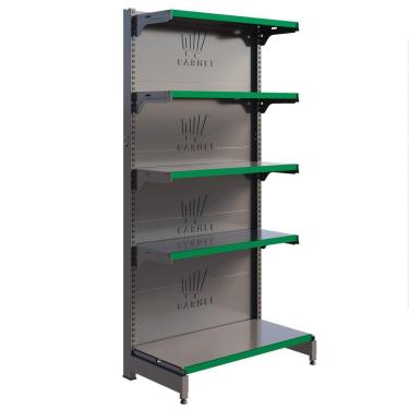 Imagem de Gôndola Fit Parede 1 Inicial 2,02m Farmácia Comercial - Amapá