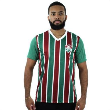 Imagem de Camisa Braziline Fluminense Volcano Verde E Vermelho - Masculino