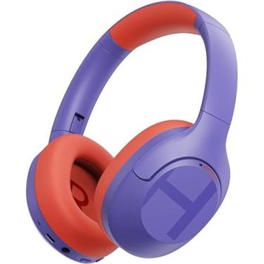 Imagem de Haylou Fones de ouvido sem fio com cancelamento de ruído, S35 ANC Headphone, BLUETOOTH 5.2, Roxo-alaranjado