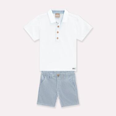 Imagem de Conjunto Infantil Menino Camisa Polo + Bermuda Milon 14184.0001.1 Milon-Masculino